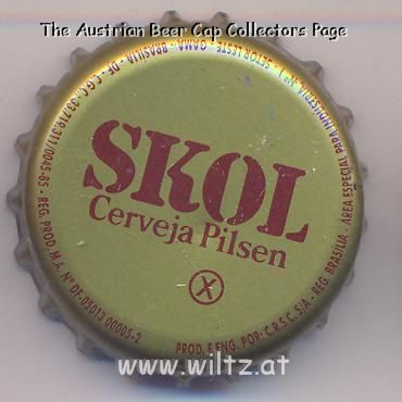 Beer cap Nr.471: Skol produced by Brahma/Curitiba