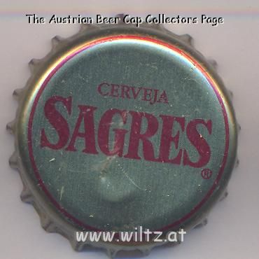 Beer cap Nr.476: Sagres produced by Central De Cervejas S.A./Vialonga