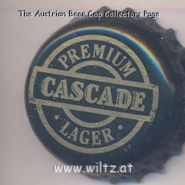 Beer cap Nr.557: Cascade Premium Lager produced by Cascade/Hobart