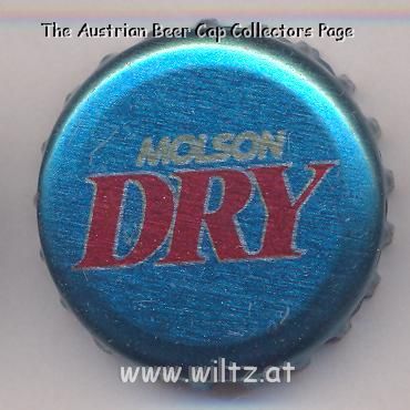 Beer cap Nr.864: Dry produced by Molson Brewing/Ontario