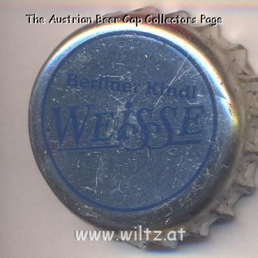 Beer cap Nr.982: Weisse produced by Berliner Kindl Brauerei AG/Berlin
