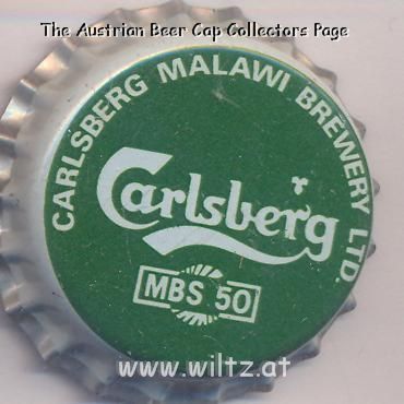 Beer cap Nr.1000: Carlsberg Beer produced by Carlsberg Malawi Brewery LTD/Blantyre