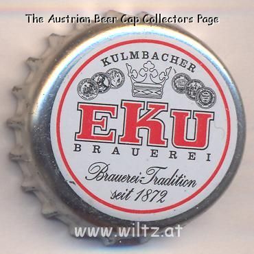 Beer cap Nr.1037: EKU produced by Erste Kulmbacher Actienbrauerei AG/Kulmbach