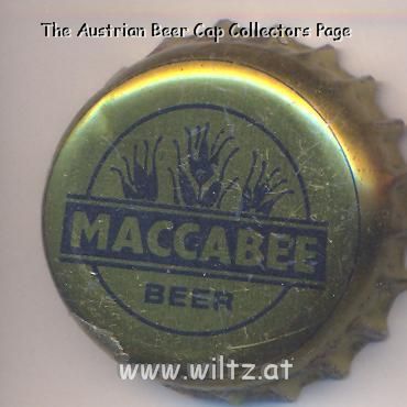 Beer cap Nr.1169: Maccabee produced by Tempo Beer Industries Ltd./Netanya