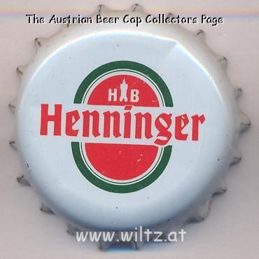 Beer cap Nr.1298: Export produced by Henninger/Frankfurt