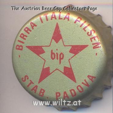 Beer cap Nr.1302: Birra Italia Pilsen produced by Birra Peroni/Rom