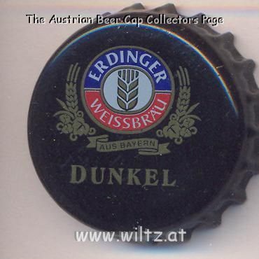 Beer cap Nr.1414: Weißbier Dunkel produced by Erdinger Weissbräu/Erding