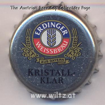 Beer cap Nr.1415: Weißbier Kristallklar produced by Erdinger Weissbräu/Erding