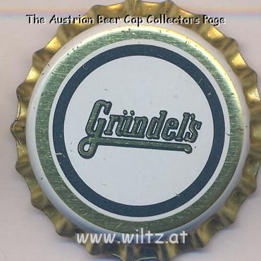 Beer cap Nr.1428: Gründel's produced by Karlsberg Brauerei/Homburg/Saar