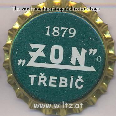 Beer cap Nr.1554: Zon produced by Pivovar Trebic/Trebic