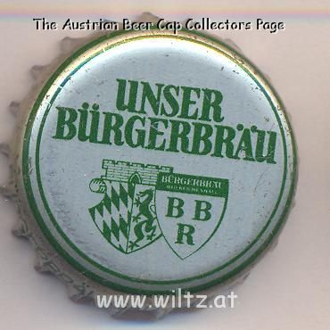 Beer cap Nr.1640: Bürgerbräu produced by Bürgerbräu Bad Reichenhall/Bad Reichenhall