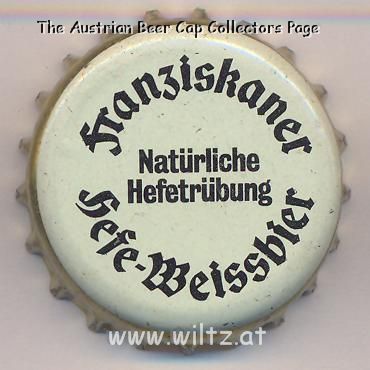 Beer cap Nr.1658: Franziskaner Hefe-Weissbier produced by Spaten-Franziskaner-Bräu/München