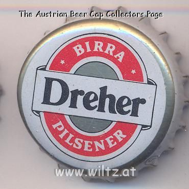 Beer cap Nr.1716: Birra Dreher Pilsener produced by Dreher/Triest