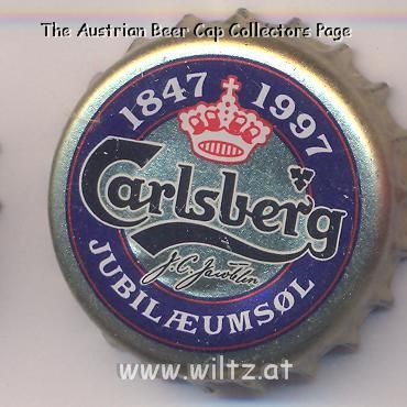 Beer cap Nr.1727: Jubiläumsöl Ale produced by Carlsberg/Koppenhagen