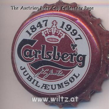 Beer cap Nr.1729: Jubiläumsöl Stout produced by Carlsberg/Koppenhagen
