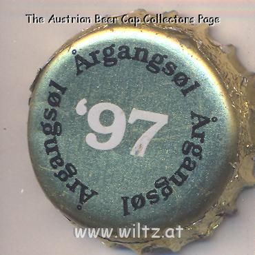 Beer cap Nr.1735: Argangsol 1997 produced by Wiibroes Bryggeri A/S/Helsingoer