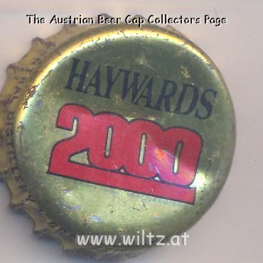 Beer cap Nr.1787: Haywards 2000 produced by Central Distillery & Breweries/Meerut
