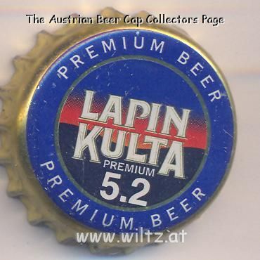 Beer cap Nr.1823: Lapin Kulta 5.2 produced by Oy Hartwall Ab Lapin Kulta/Tornio