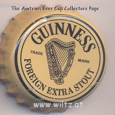 Beer cap Nr.1836: Guinness produced by Brewery Guiness Anchor Berhad/Petaling Java