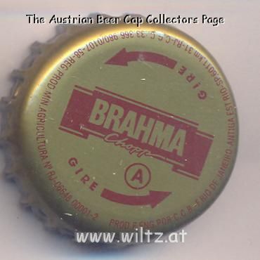Beer cap Nr.2010: Brahma Chopp produced by Brahma/Curitiba
