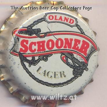 Beer cap Nr.2168: Schooner Lager produced by Labatt Brewing/Halifax