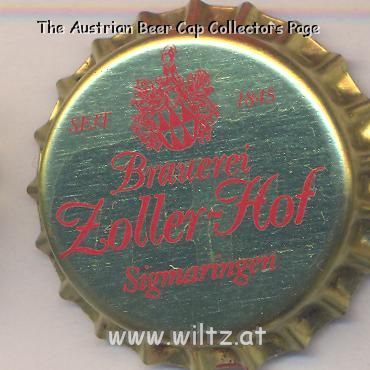 Beer cap Nr.2482: all brands produced by Brauerei Zoller Hof/Sigmaringen