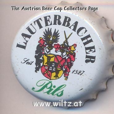 Beer cap Nr.2613: Lauterbacher Pils produced by Lauterbacher Burgbrauerei GmbH/Lauterbach