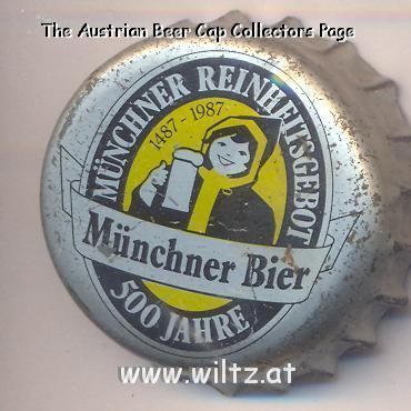 Beer cap Nr.2852: several brands produced by Augustinerbräu/München