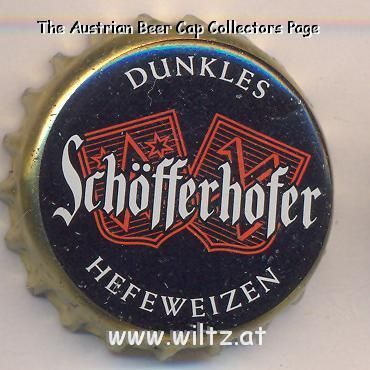 Beer cap Nr.2864: Schöfferhofer Dunkles Hefeweizen produced by Schöfferhofer/Kassel