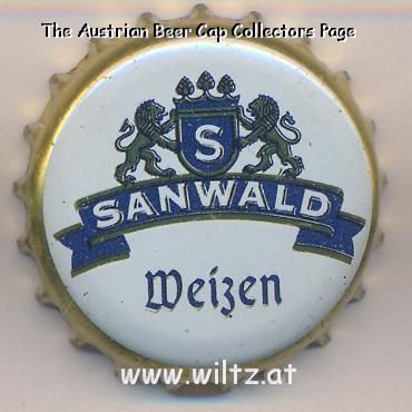 Beer cap Nr.2865: Sanwald Kristallweizen produced by Dinkelacker/Stuttgart