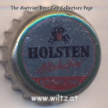 Beer cap Nr.2892: Alkoholfrei produced by Holsten-Brauerei AG/Hamburg