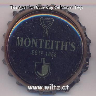 Beer cap Nr.2992: Monteiths Black produced by Monteiths/Greymouth