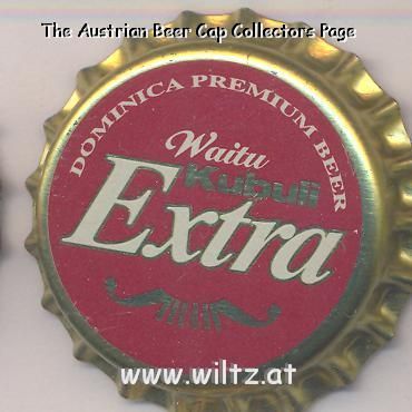 Beer cap Nr.3003: Waitu Kubuli Extra produced by Dominica Brewery & Beverages/Dominica