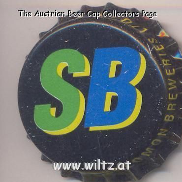 Beer cap Nr.3008: SB produced by Solomon Breweries Ltd./Honiara