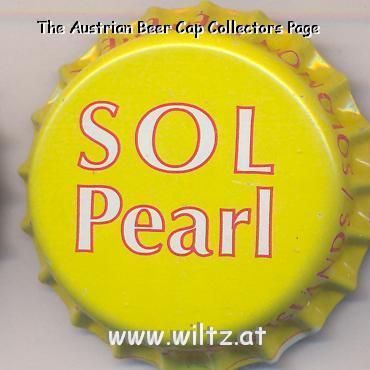 Beer cap Nr.3015: SOL Pearl produced by Solomon Breweries Ltd./Honiara