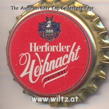 Beer cap Nr.3067: Herforder Weihnacht Original produced by Brauerei Felsenkeller/Herford