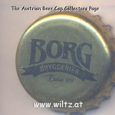 Beer cap Nr.3073: Borg produced by Borg Bryggeri/Sarpsborg