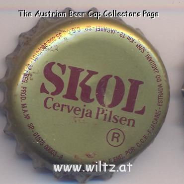 Beer cap Nr.3109: Skol produced by Brahma/Curitiba