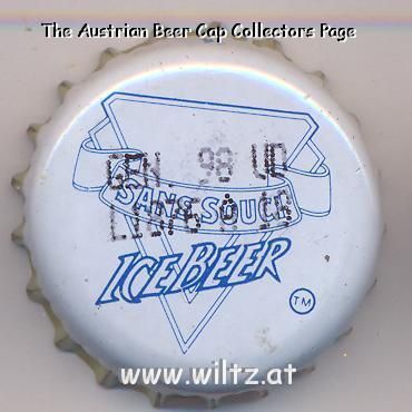Beer cap Nr.3127: Sans Souci Ice Beer produced by Birra Moretti/Udine