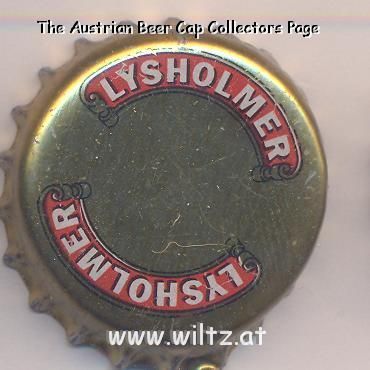 Beer cap Nr.3255: Lysholmer produced by E.C.Dahls Bryggeri A/S/Trondheim