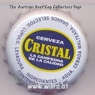 Beer cap Nr.3304: Cervecza Cristal produced by Cerveceria Backus Y Johnston/Lima