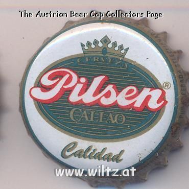 Beer cap Nr.3305: Pilsen Callao produced by Cia Nacional De Cerveza S.A./Callao