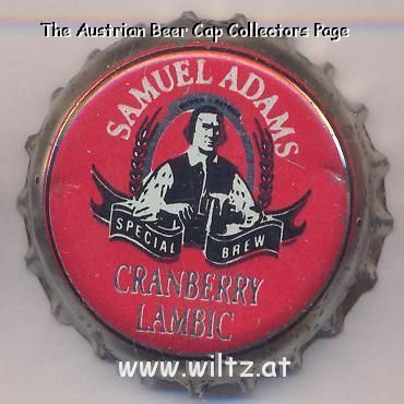 Beer cap Nr.3314: Samual Adams Cranberry Lambic produced by Boston Brewing Co/Boston