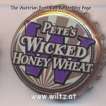 Beer cap Nr.3344: Pete's Wicked Honey Wheat produced by Pete's Brewing Co/Palo Alto