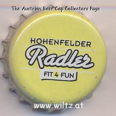 Beer cap Nr.3359: Hohenfelder Radler produced by Hohenfelde GmbH/Langenberg