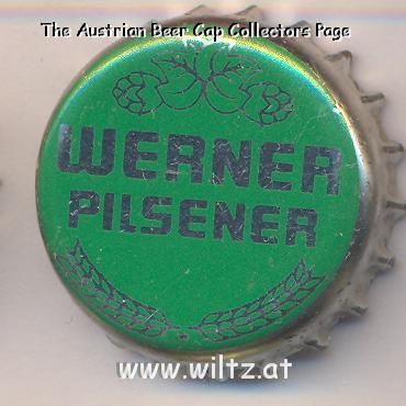 Beer cap Nr.3374: Werner Pilsener produced by Werner Bräu GmbH & Co. KG Privatbrauerei/Poppenhausen