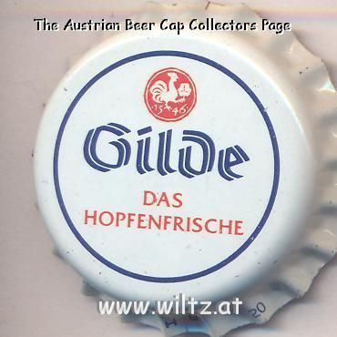 Beer cap Nr.3382: Free produced by Gilde-Brauerei AG/Hannover