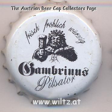 Beer cap Nr.3405: Gambrinus Pilsener produced by VEB Germania-Brauerei Oschersleben/Oschersleben