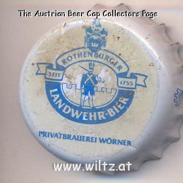 Beer cap Nr.3433: Landwehr Bier produced by Privatbrauerei Wörner/Reichelshofen