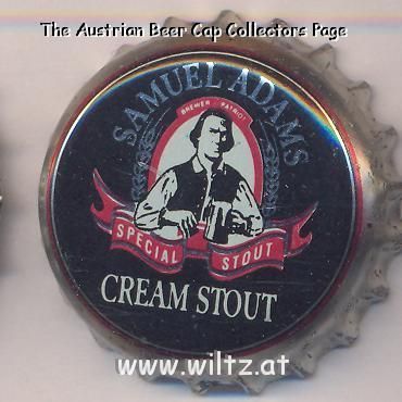 Beer cap Nr.3515: Samual Adams Cream Stout produced by Boston Brewing Co/Boston